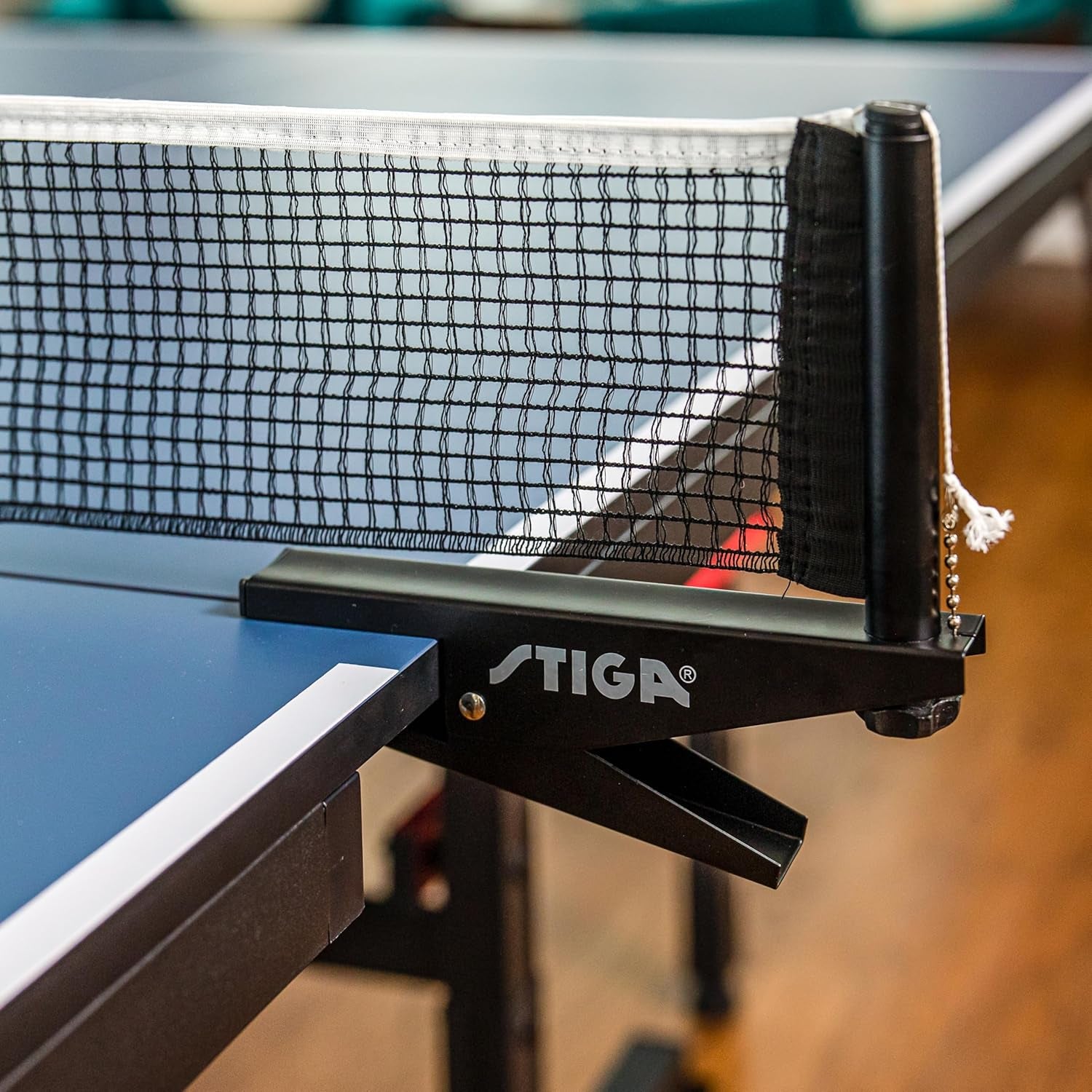 Premium Clipper 72" Regulation Table Tennis Net and Post Sets - Easy Set up and Spring Activated Clip Ping Pong Net Set