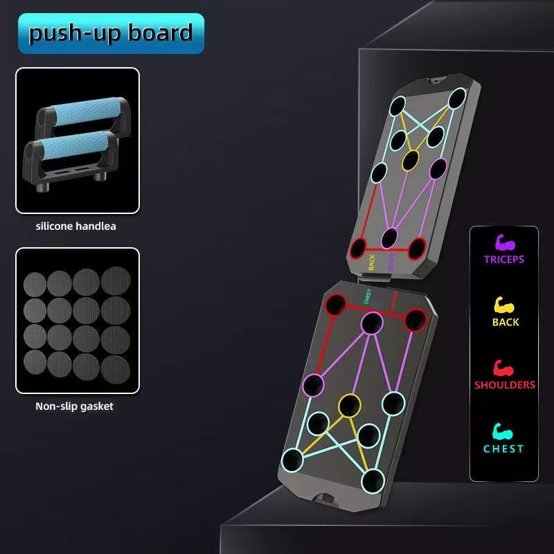Folding Push-Up Board Support Muscle Exercise Multifunctional Table Portable Fitness Equipment Abdominal Enhancement Support